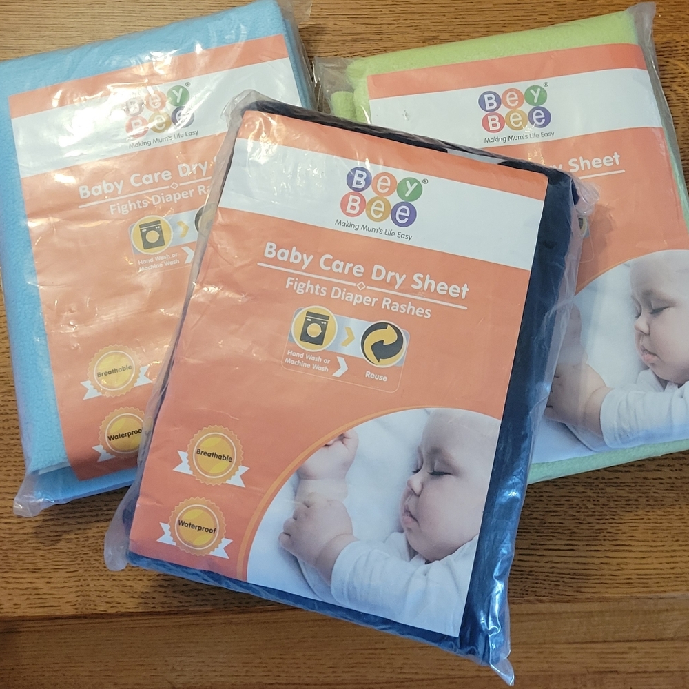 BeyBee Dry Sheet for bedwetting - multiple colors available